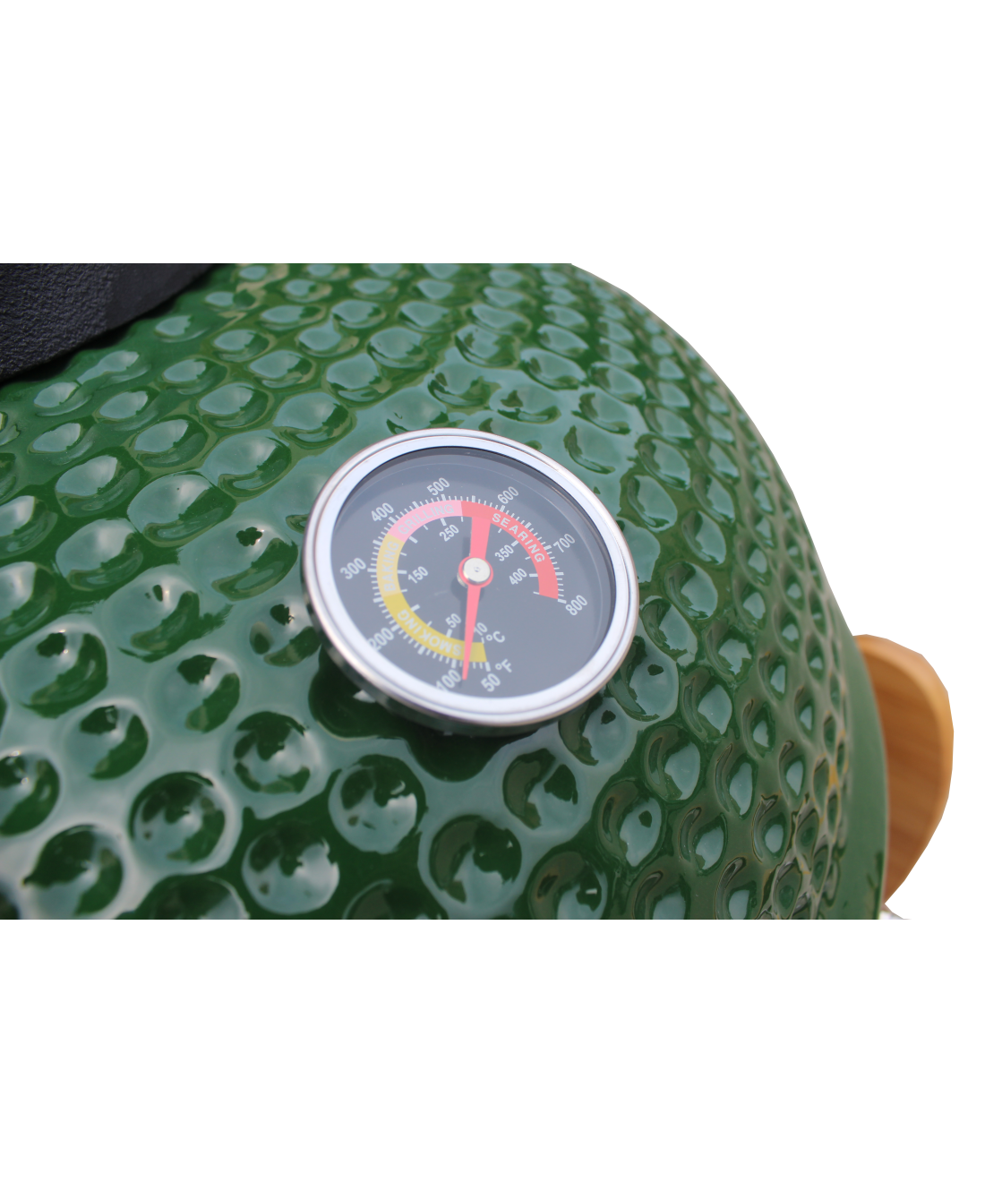 Famous Garden UK thermometer for Dark Green Kamado Grill 2