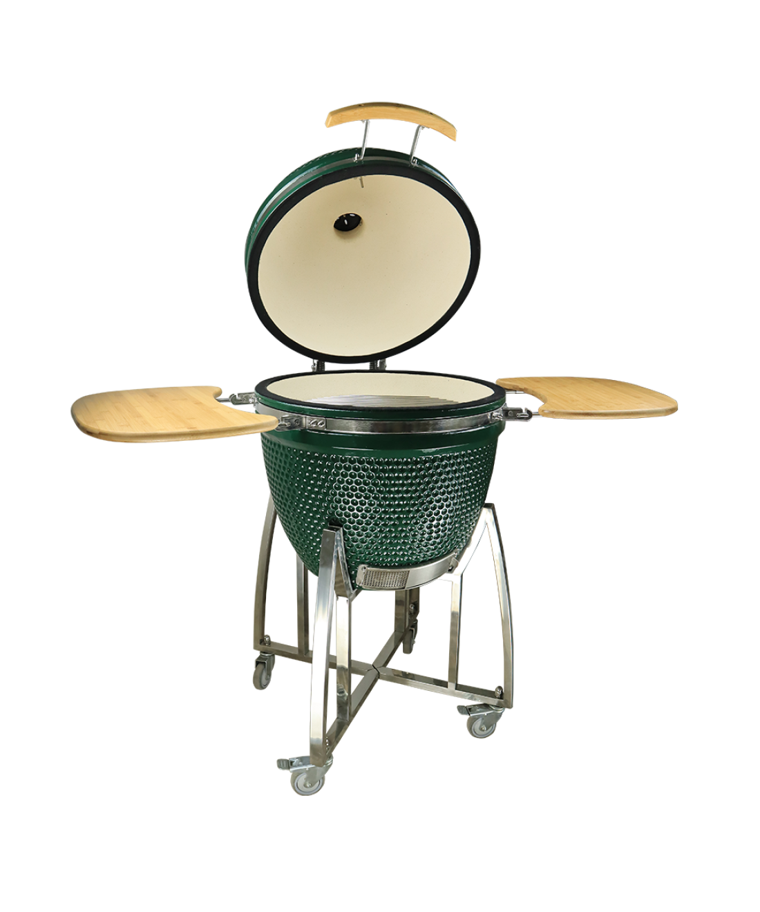 famous garden kamado grill 23 inch green egg