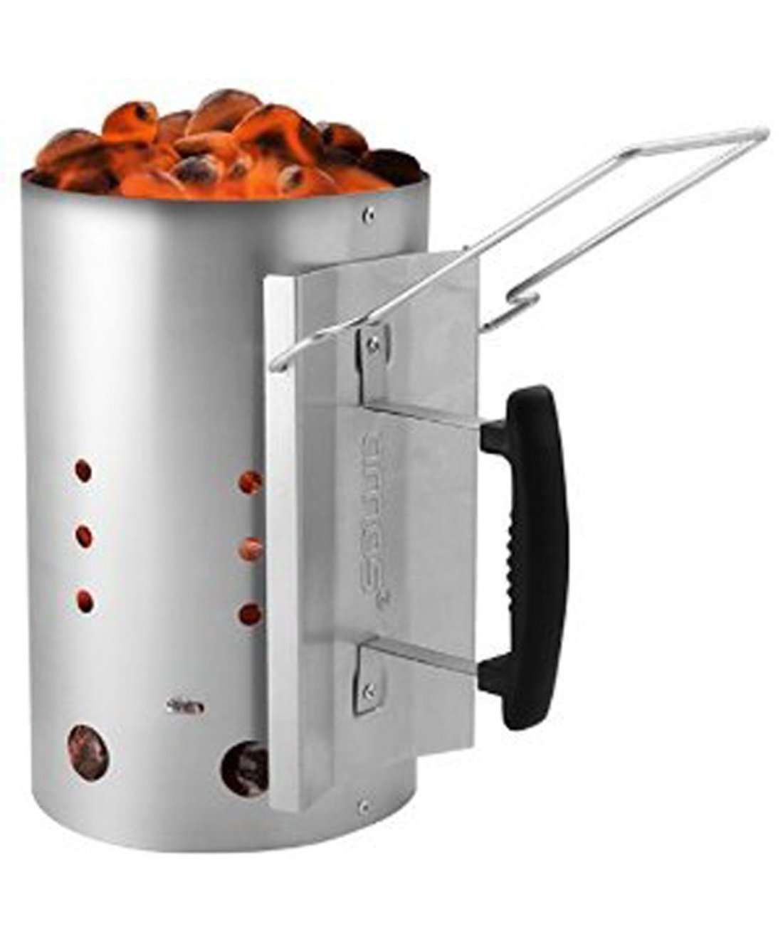 Famous Garden uk Charcoal Chimney Starter Dimensions Kamado Grill Accessory full and ready