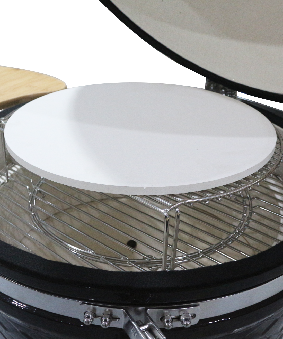 Famous Garden uk Pizza Stone on cooking grid Expander