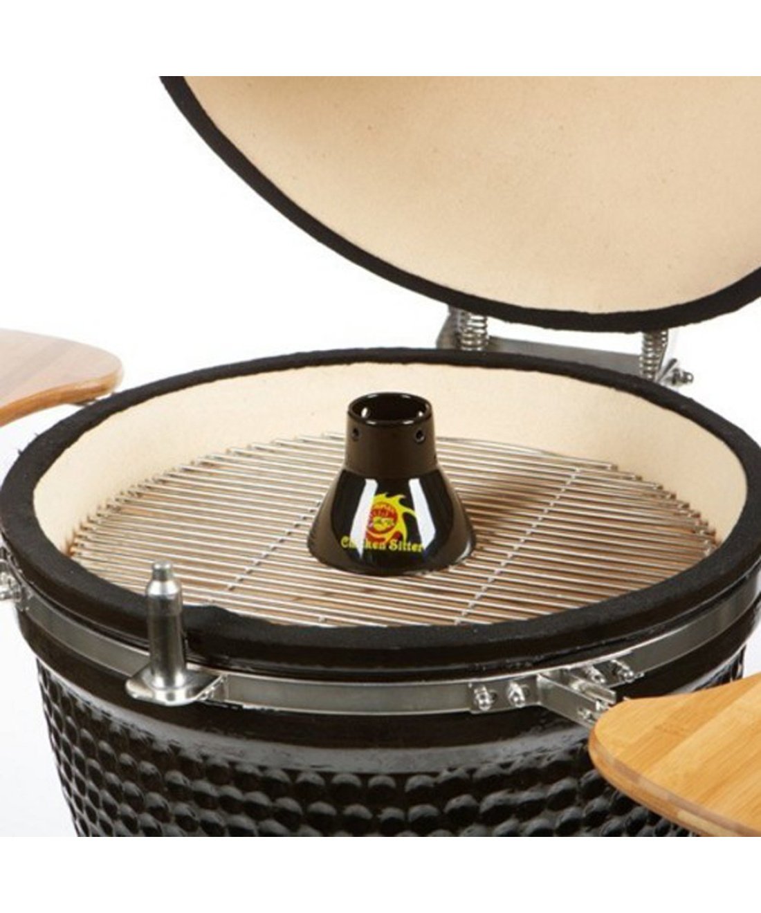 Famous Garden uk Chicken stand Grill Accessory on grill