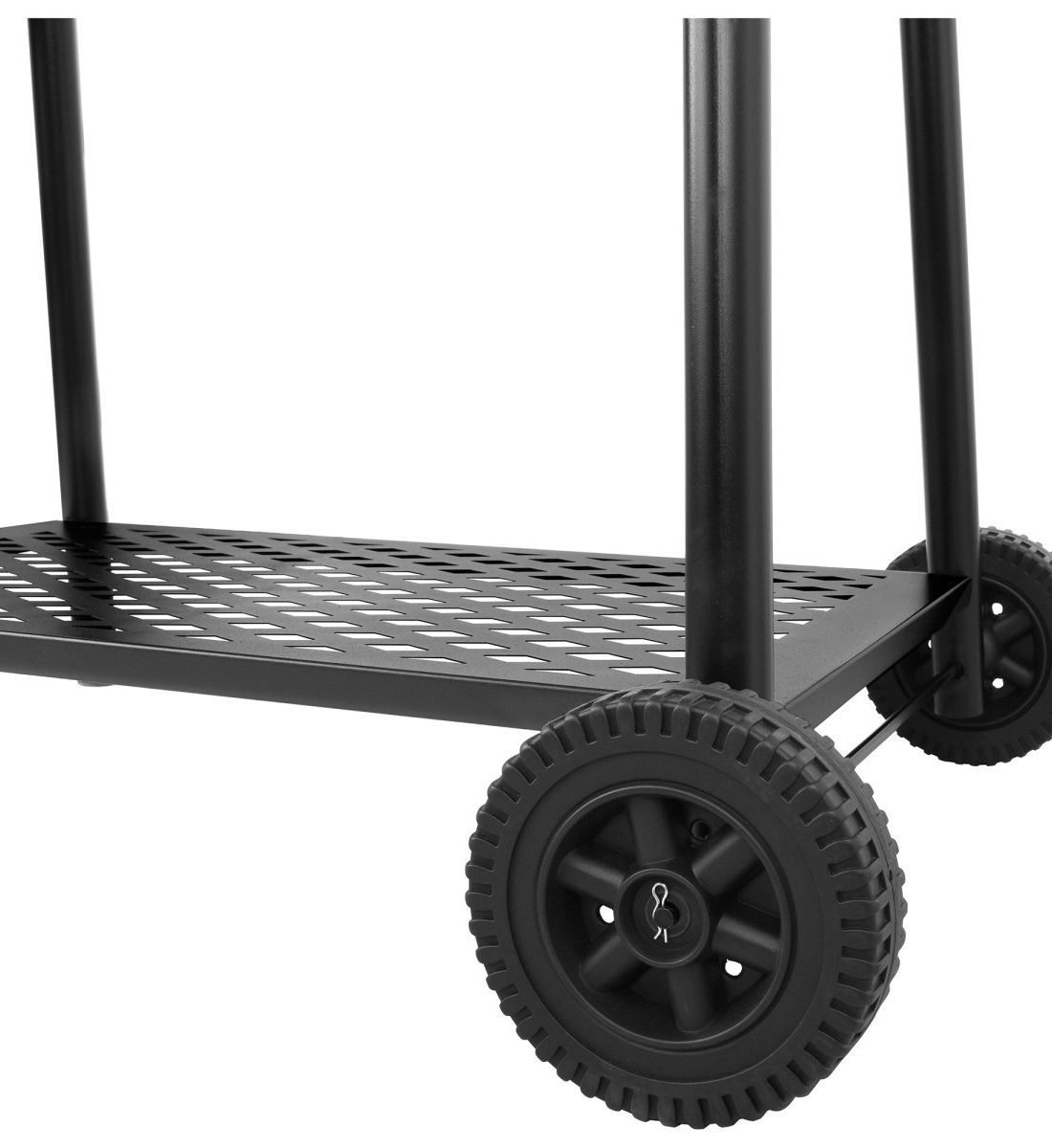 Famous Garden uk Freestanding Stainless Steel Gas BBQ with 2 burners and side trays wheels