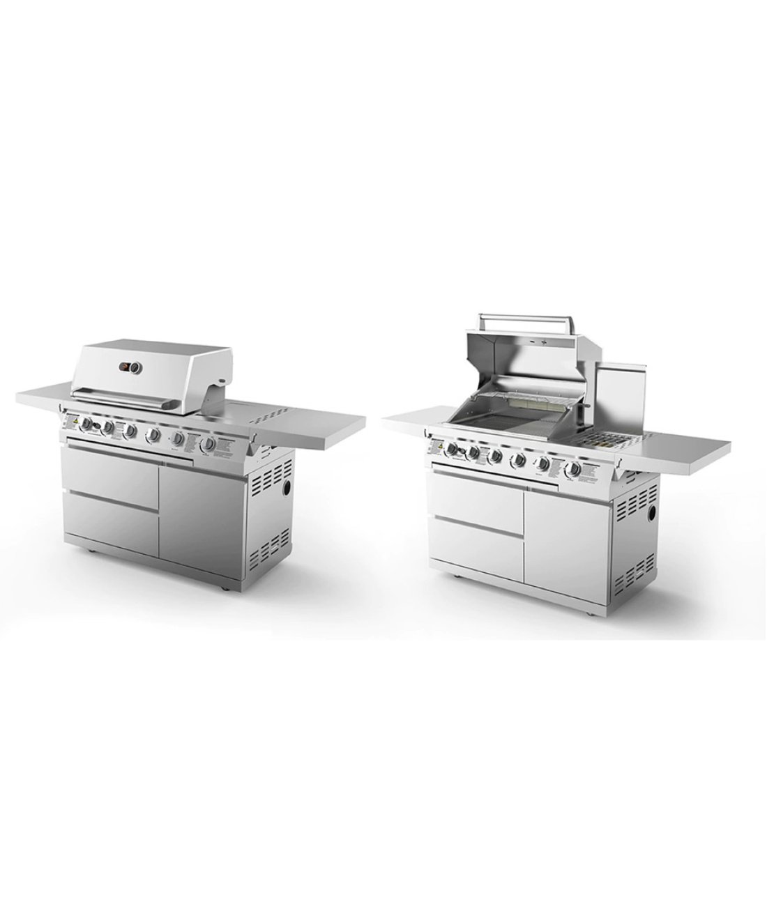 Famous Garden uk Lechdale 4 Whistler Grills BBQ pre-built kitchen