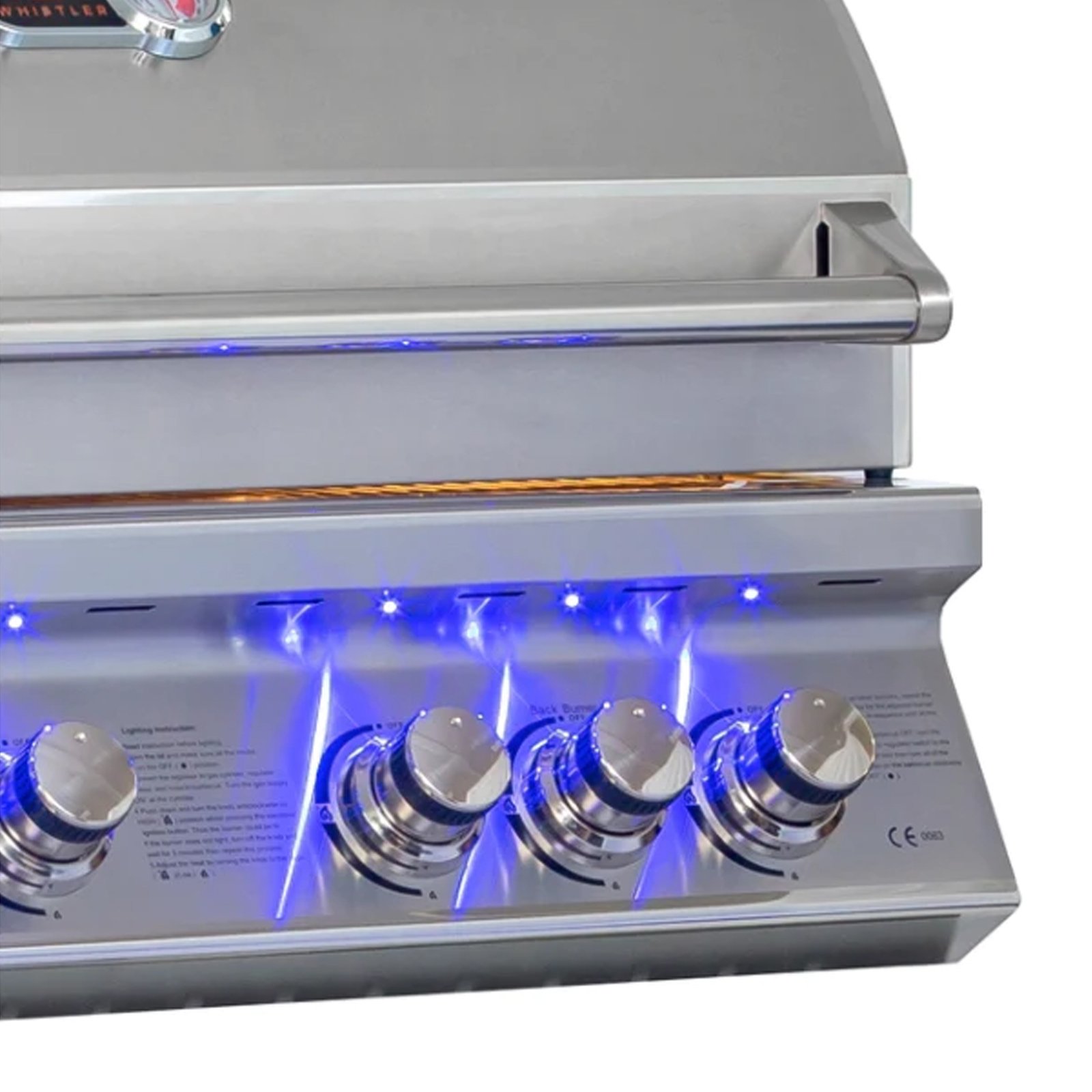 famous garden uk burford 4 built in range whistler grills blue light