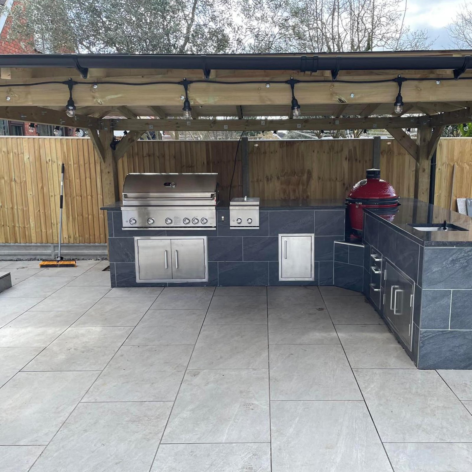 famous garden uk burford 5 built in range whistler grills with kamado grill