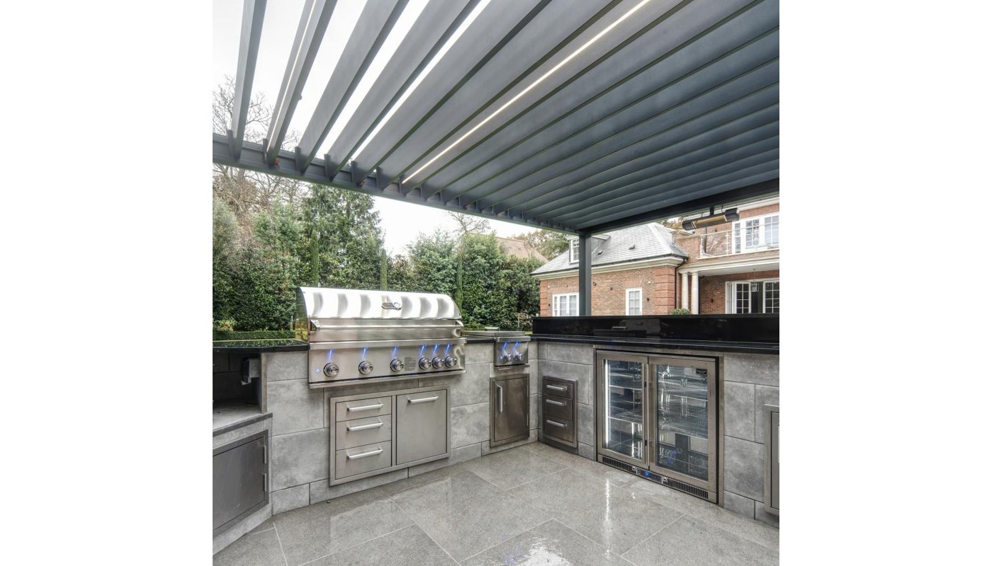 whistler grills burford 5 built in range from famous garden uk outside daytime