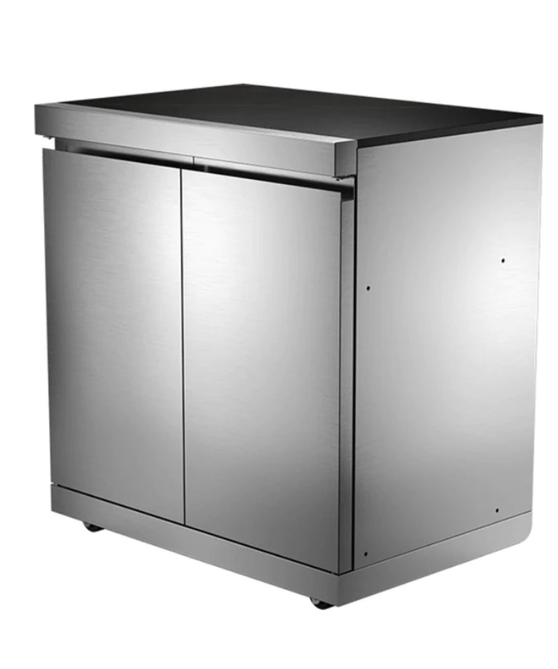 famous garden whistler grills double door cabinet closed pre built kitchen