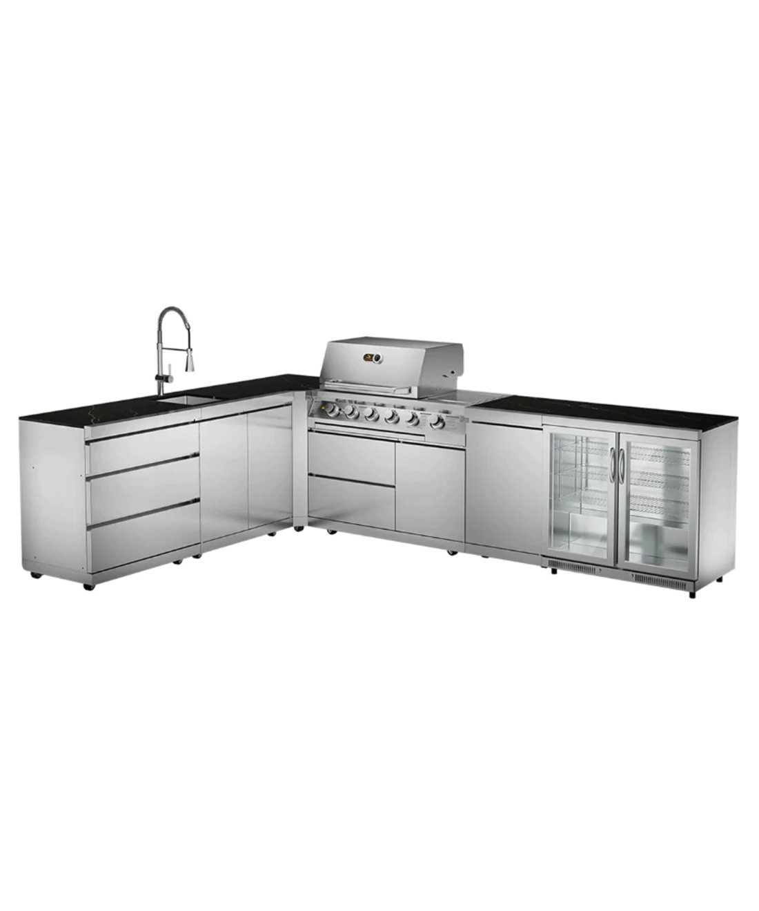 famous garden uk stanton 6 pre-built kitchen whistler grills Stroud 4