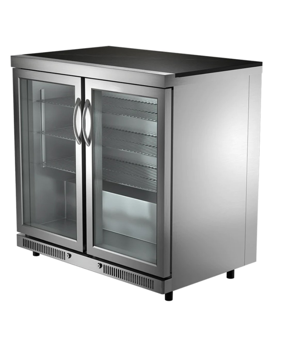 famous garden uk double door fridge whistler grills pre-built kitchen stroud 4