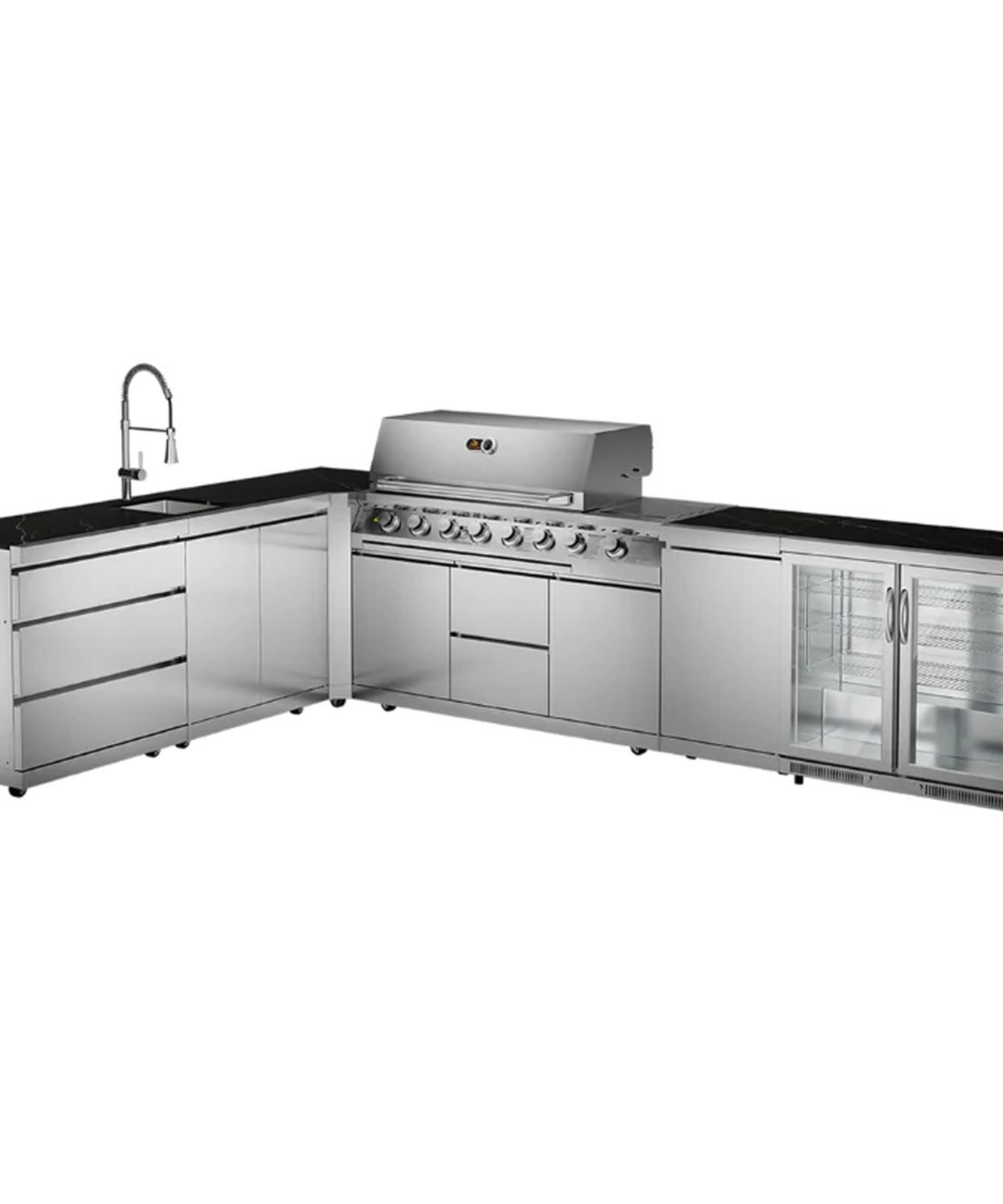 famous garden uk stanton 6 pre-built kitchen whistler grills Stroud 6