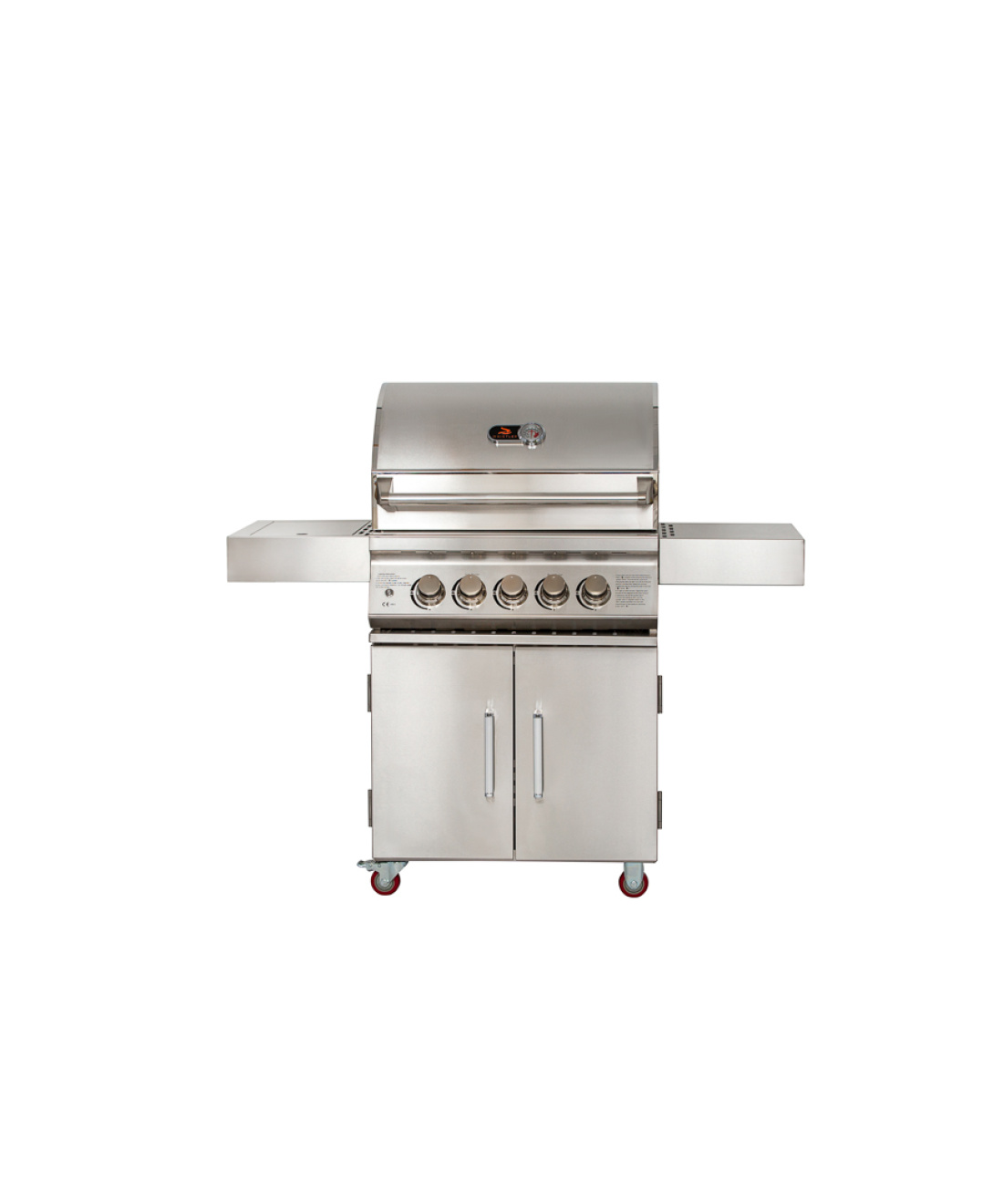 Bilbury 3 Freestanding BBQ whistler Grills famous Garden UK head closed