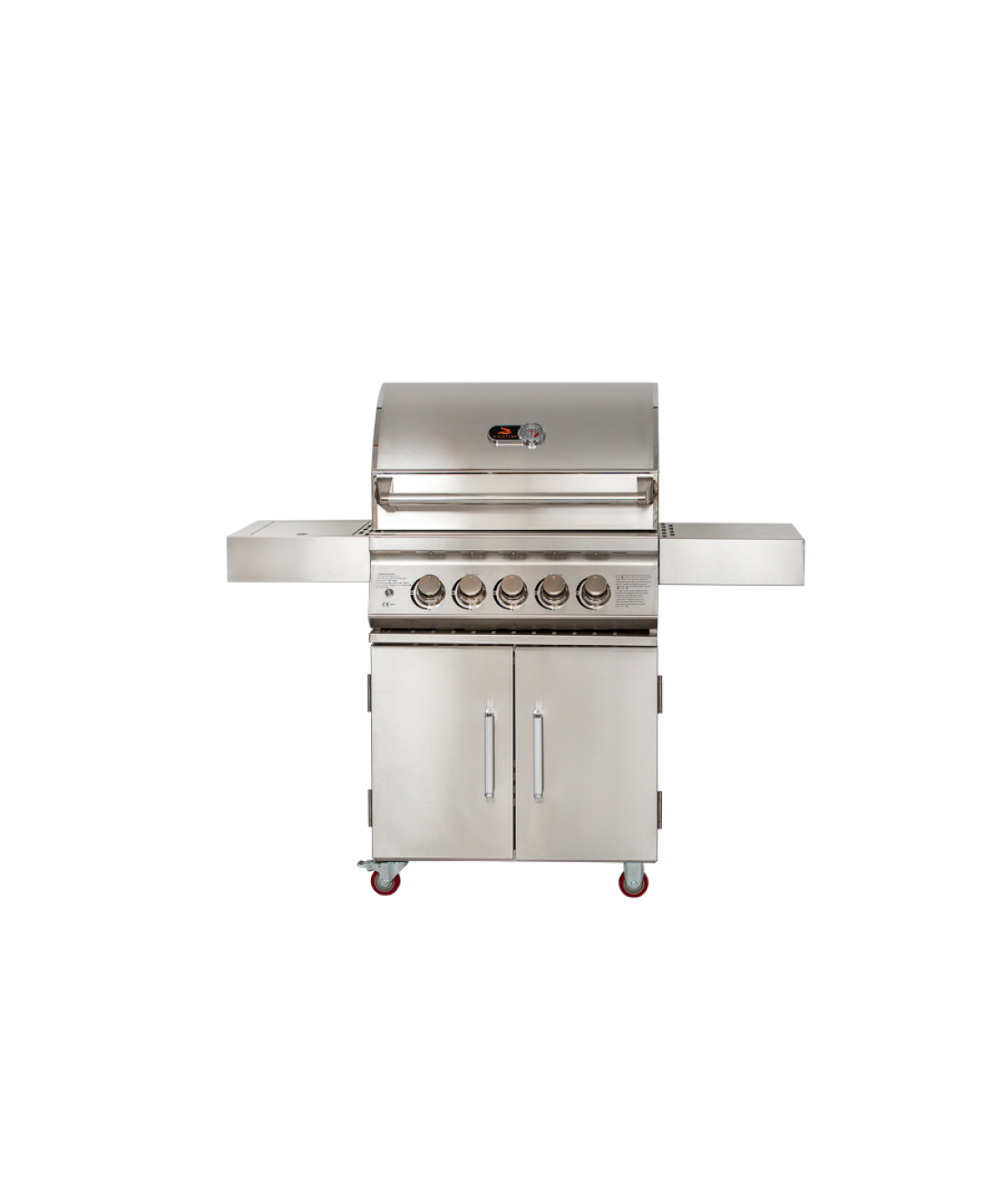 famous Garden UK Bilbury 3 Freestanding BBQ whistler Grills head closed no background