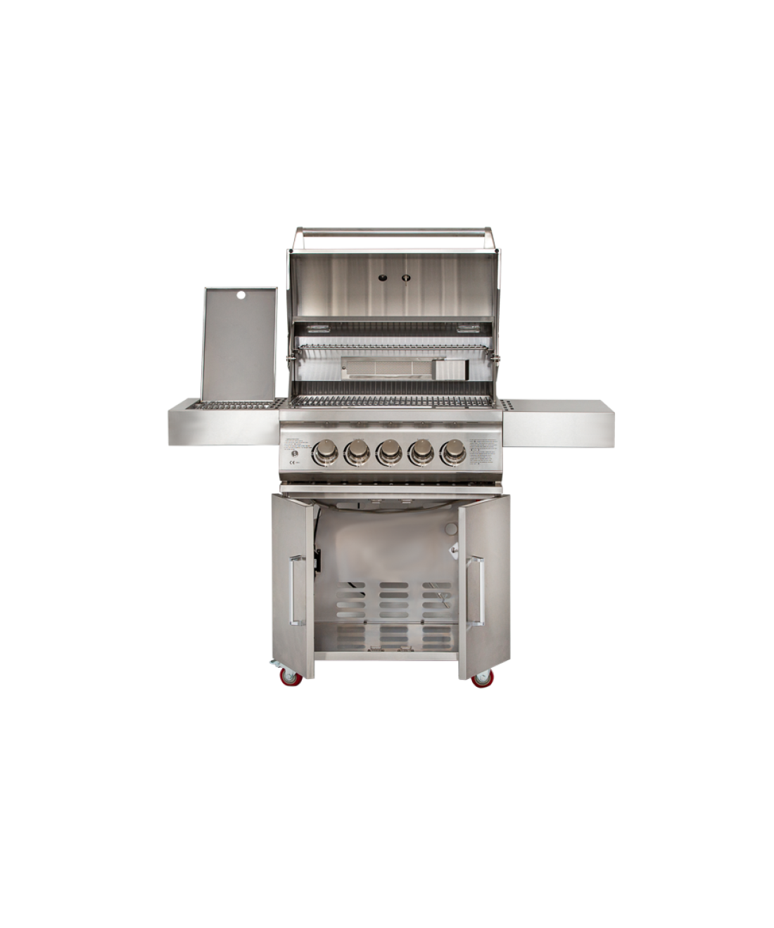 Famous Garden UK Bilbury 3 Freestanding BBQ Whistler Grills front lights