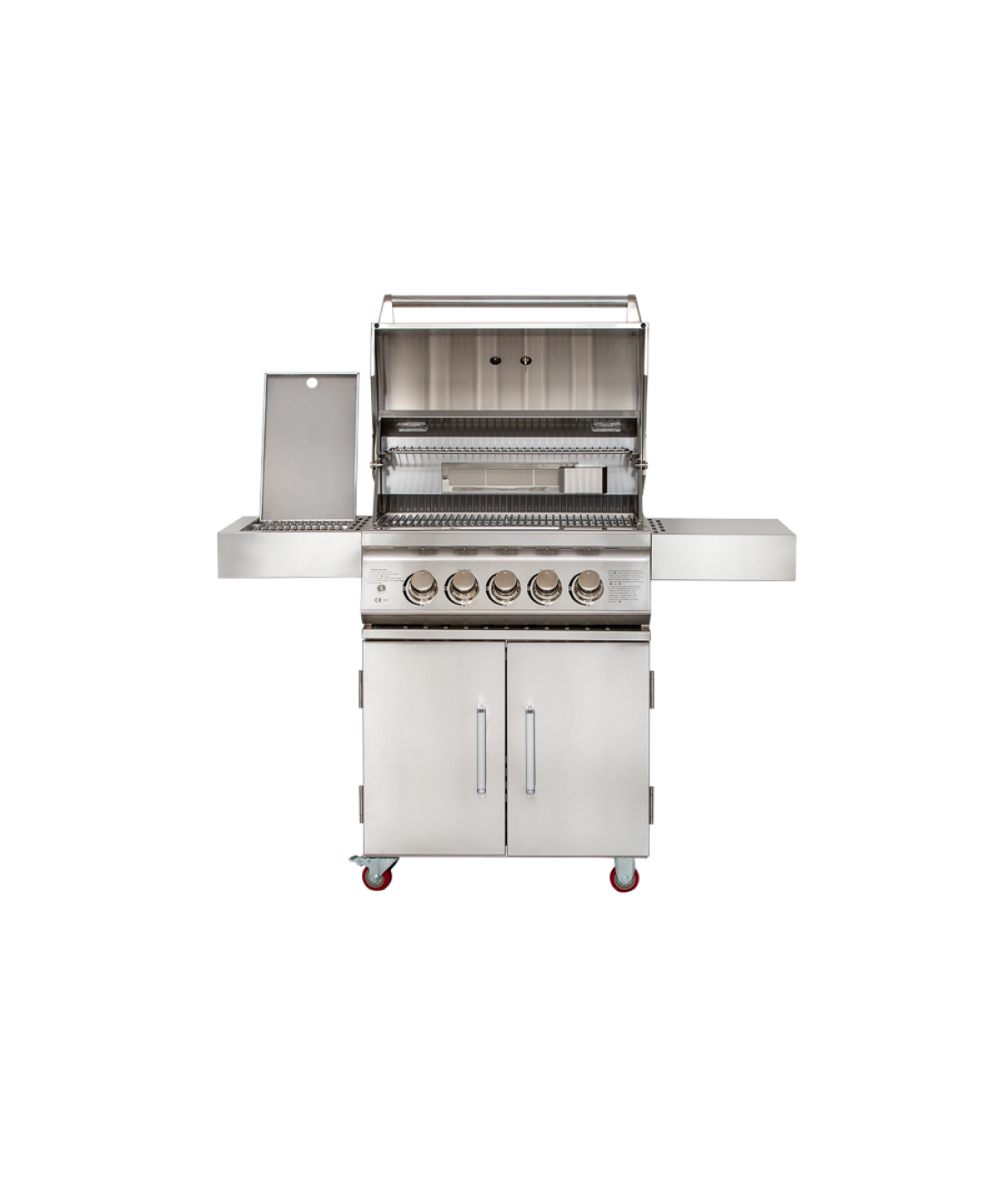 Famous Garden UK Bilbury 3 Freestanding BBQ Whistler Grills front open