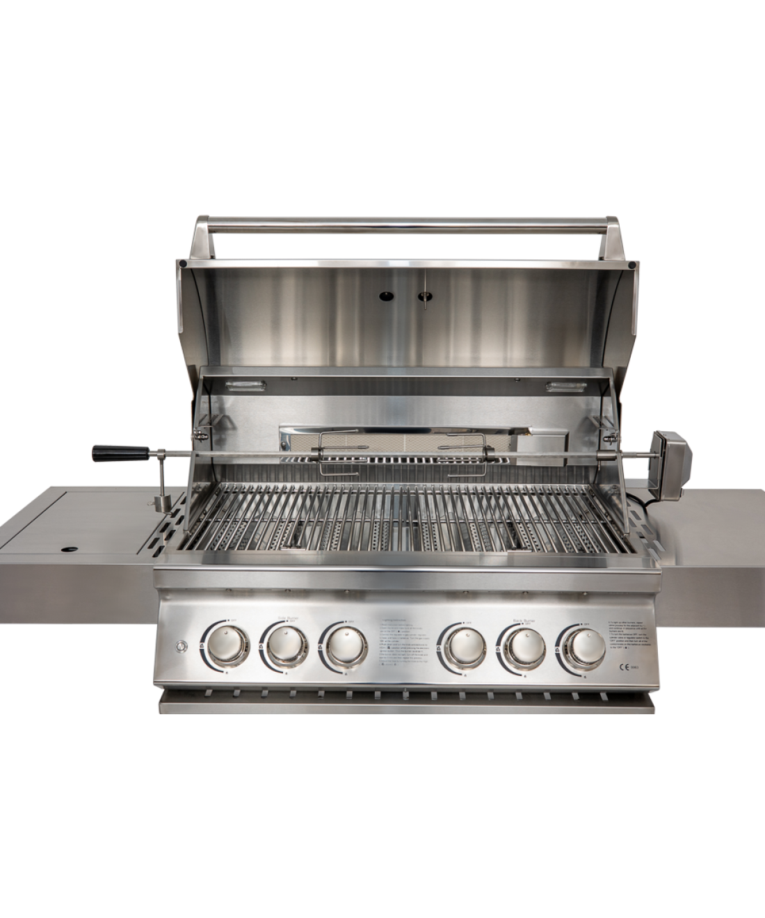 Bilbury 4 Freestanding BBQ whistler Grills famous Garden UK head open