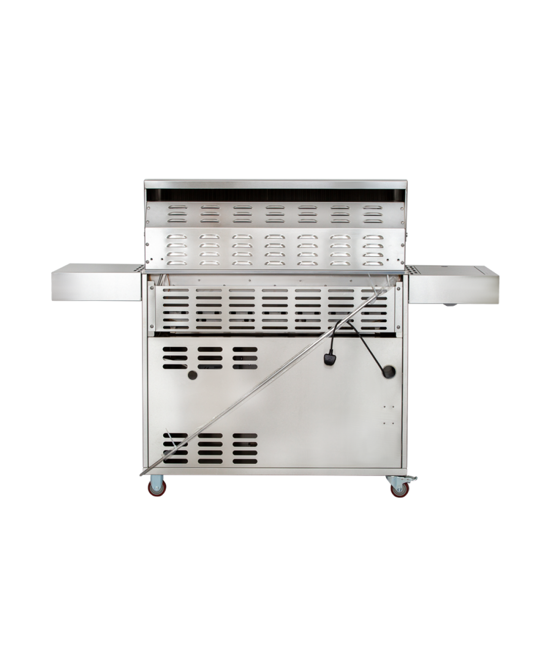 Famous Garden UK Bilbury 4 Freestanding BBQ Whistler Grills rear view