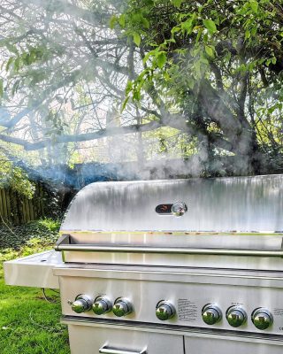 Whistler Grills Smoking BBQ in action