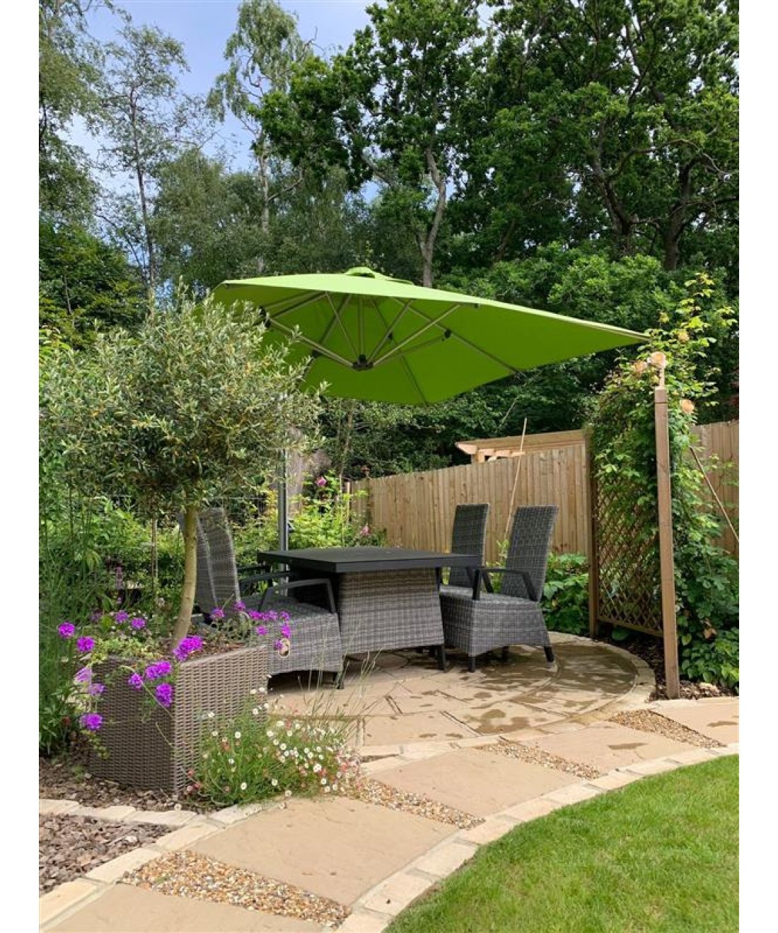 intashade famous garden luxury parasol